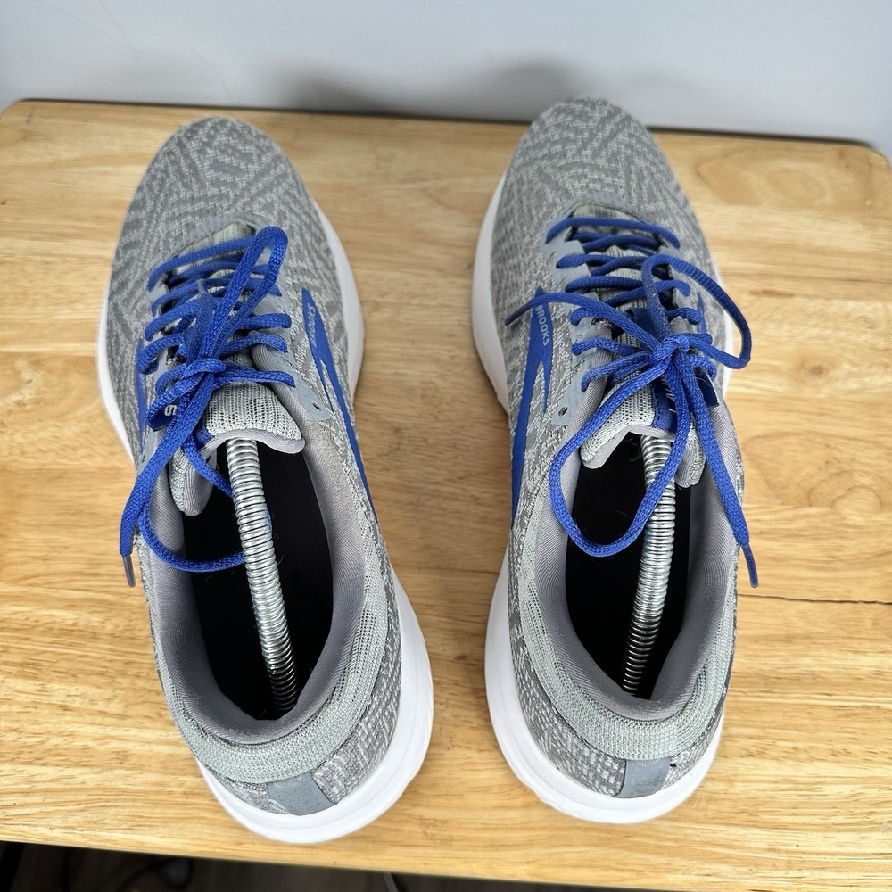 Men's Brooks Launch 6 (1102971D081) Gray/Blue Shoes Sneakers Size 11.5 - Picture 6 of 10